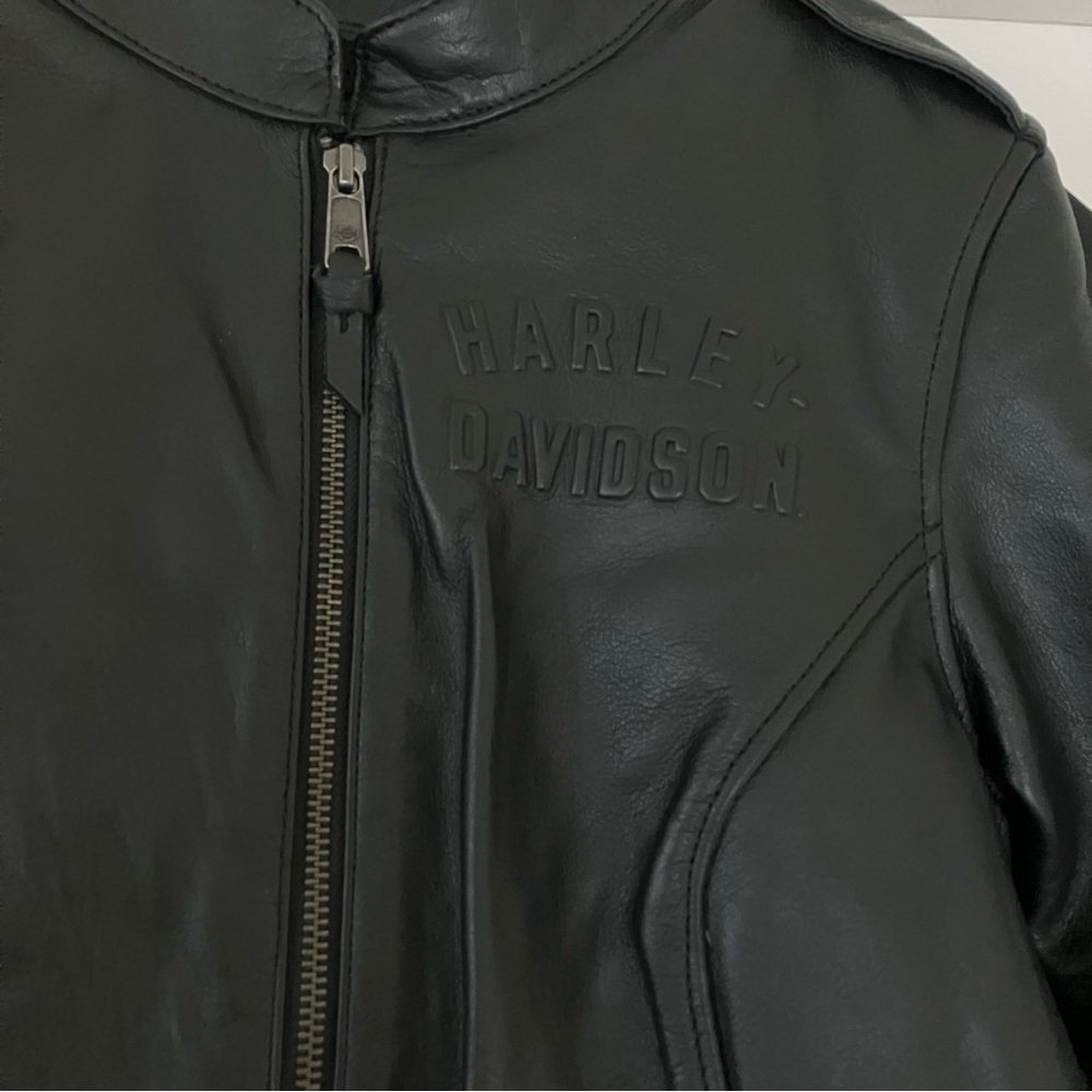 HARLEY DAVIDSON H-D Flex Layering System Captains Leather Jacket Outer Layer NWT - Picture 8 of 14